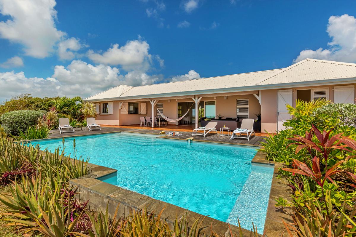 Location villa luxe Martinique - Large vue mer