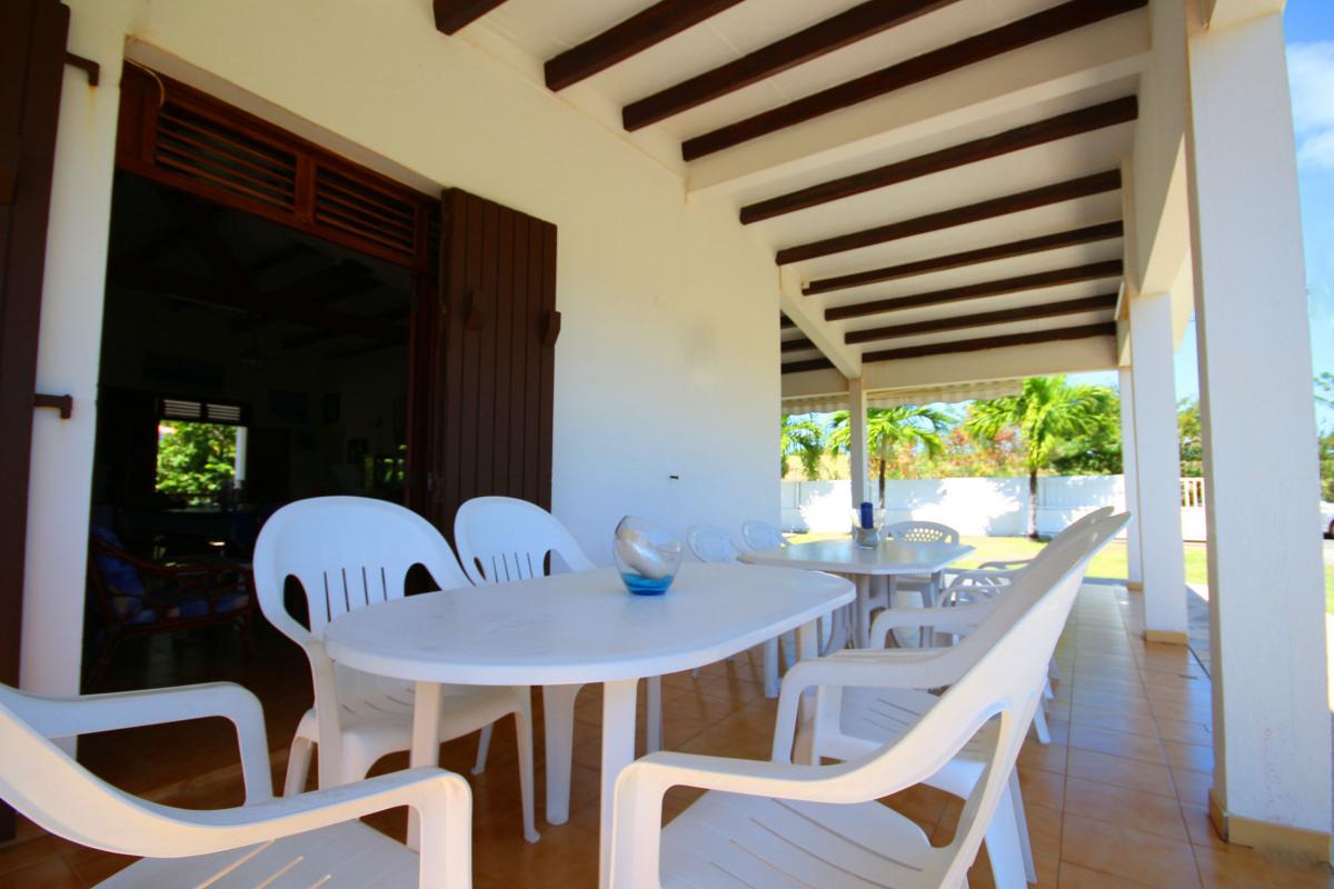 Location villa Martinique Cap Macabou Martinique Vauclin vue terrasse avant