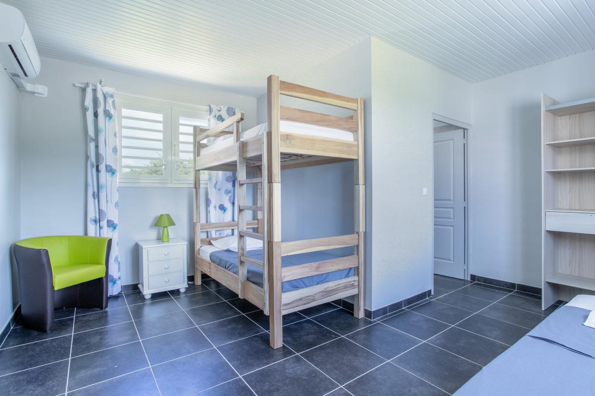 Location villa martinique chambre avec lits superposés 2