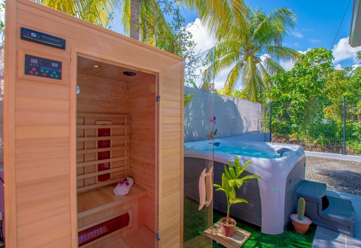 location villa martinique jaccuzzi sauna - sauna2