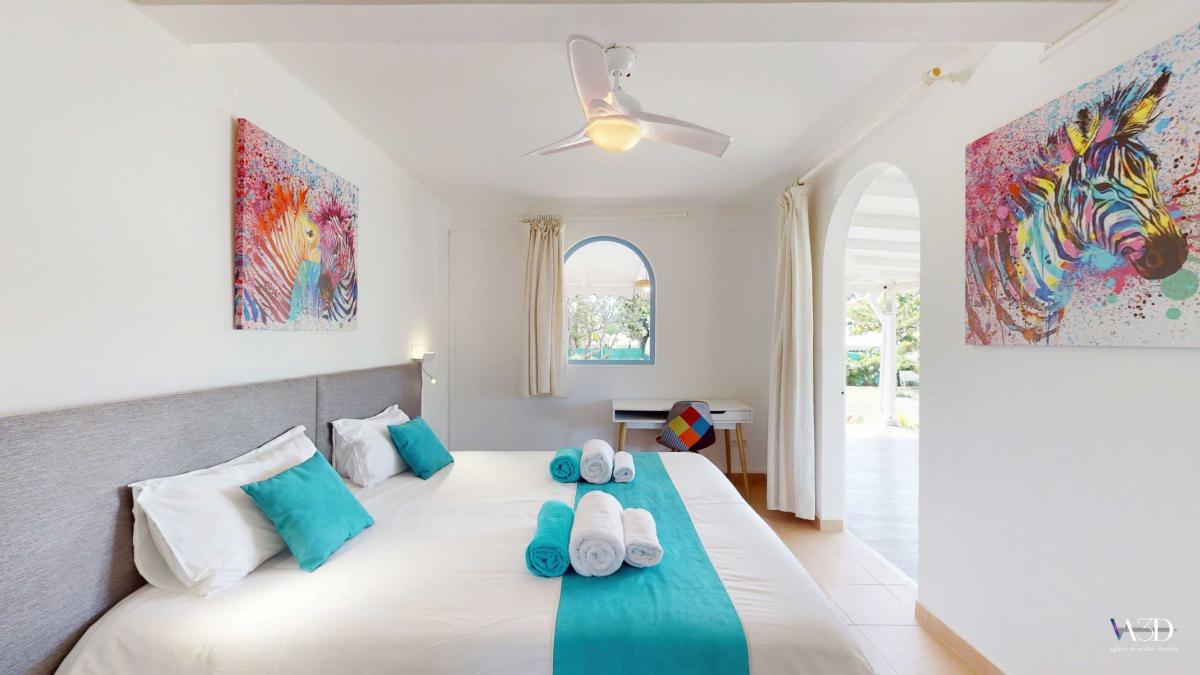21 Location villa Vauclin chambre 1 fenêtre ouverte