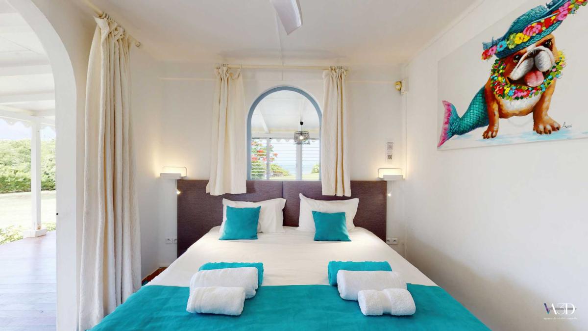 23 Location villa Vauclin chambre 2 fenêtre ouverte