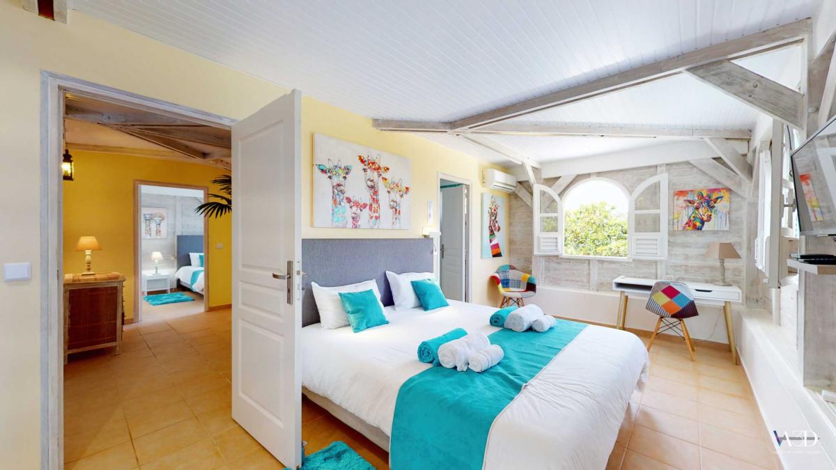 33 Location villa Vauclin chambre 5 fenêtre ouverte