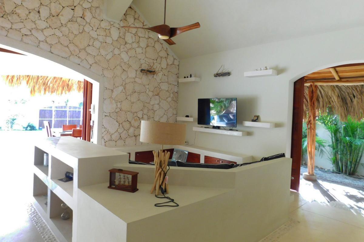 Location villa Las Terrenas - Le salon