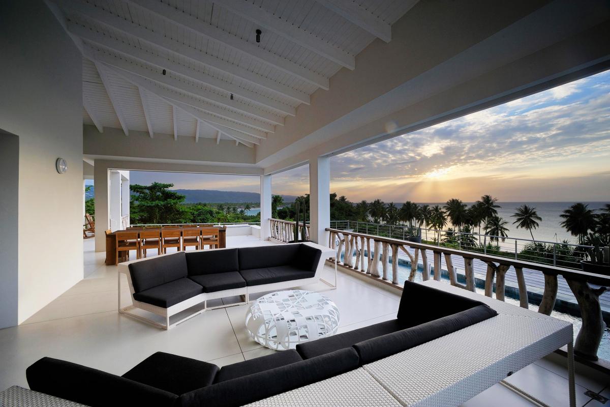 Location villa Las Terrenas - La terrasse