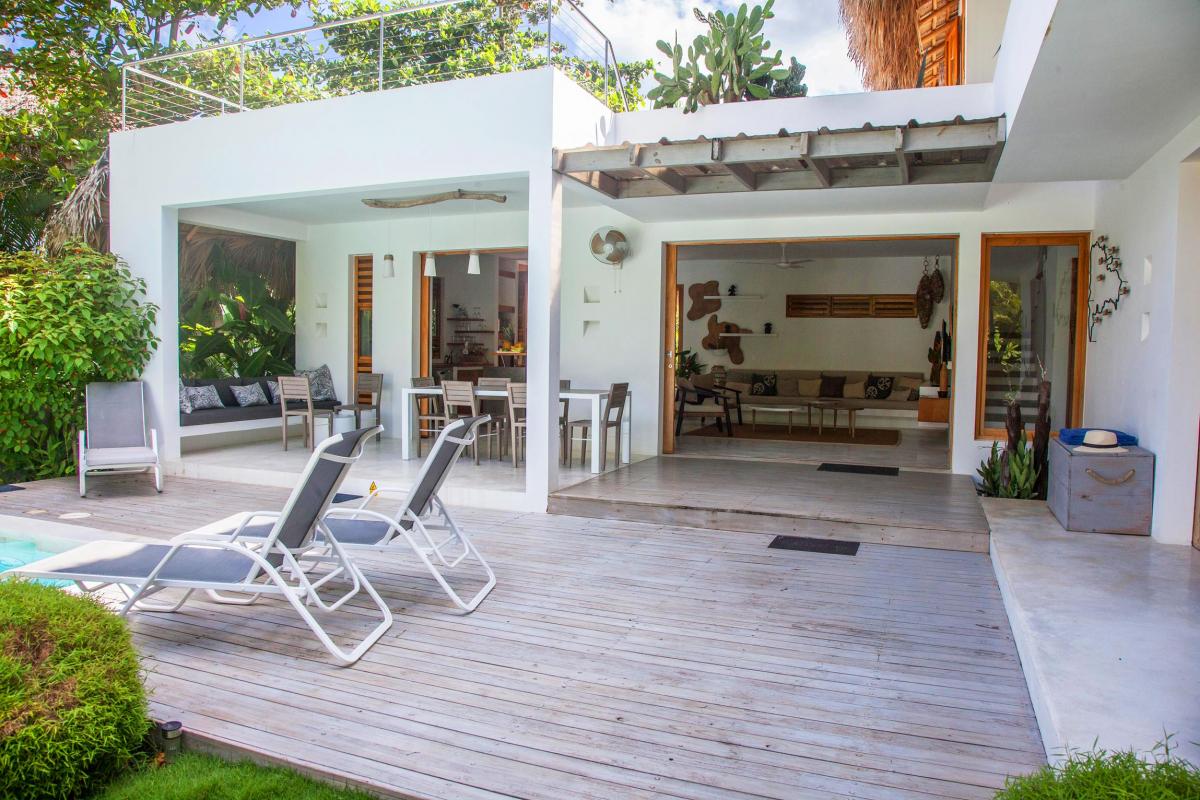 Location villa Las Terrenas - La terrasse