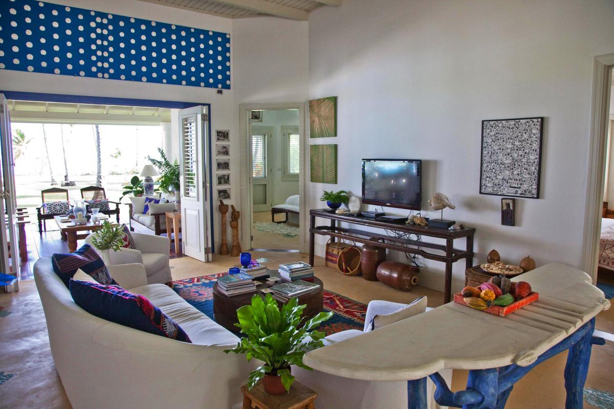 Location villa Las Terrenas - Le salon
