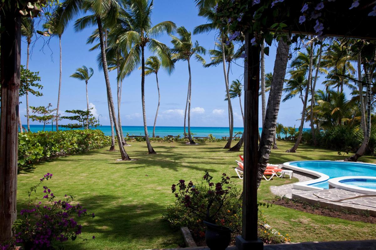 Location villa Las Terrenas - La vue depuis la terrasse