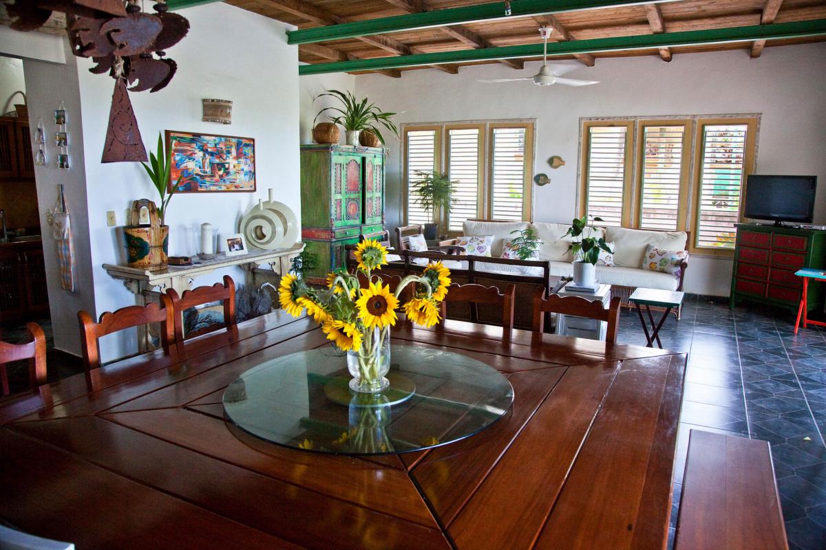 Location villa Las Terrenas - Le coin repas