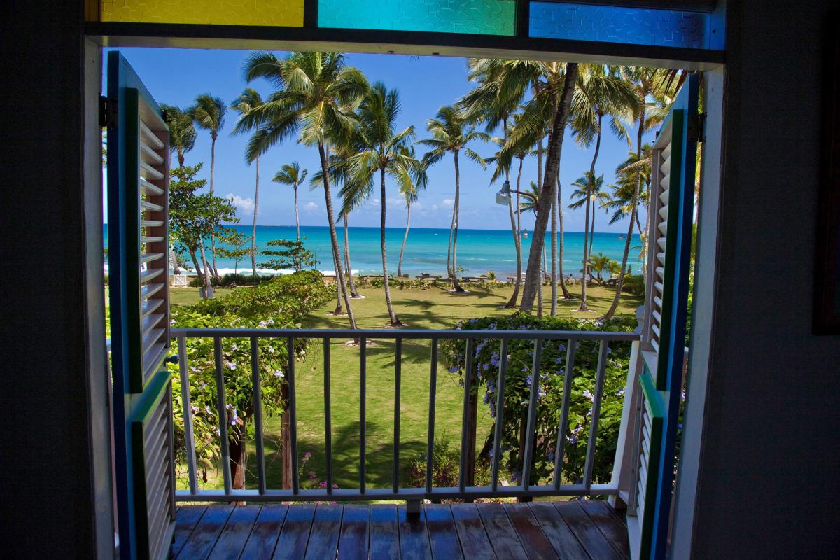 Location villa Las Terrenas - Vue de la chambre 3