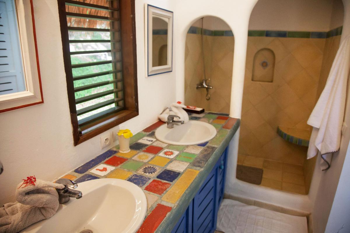 Location villa Las Terrenas - La salle de douche de la chambre 3