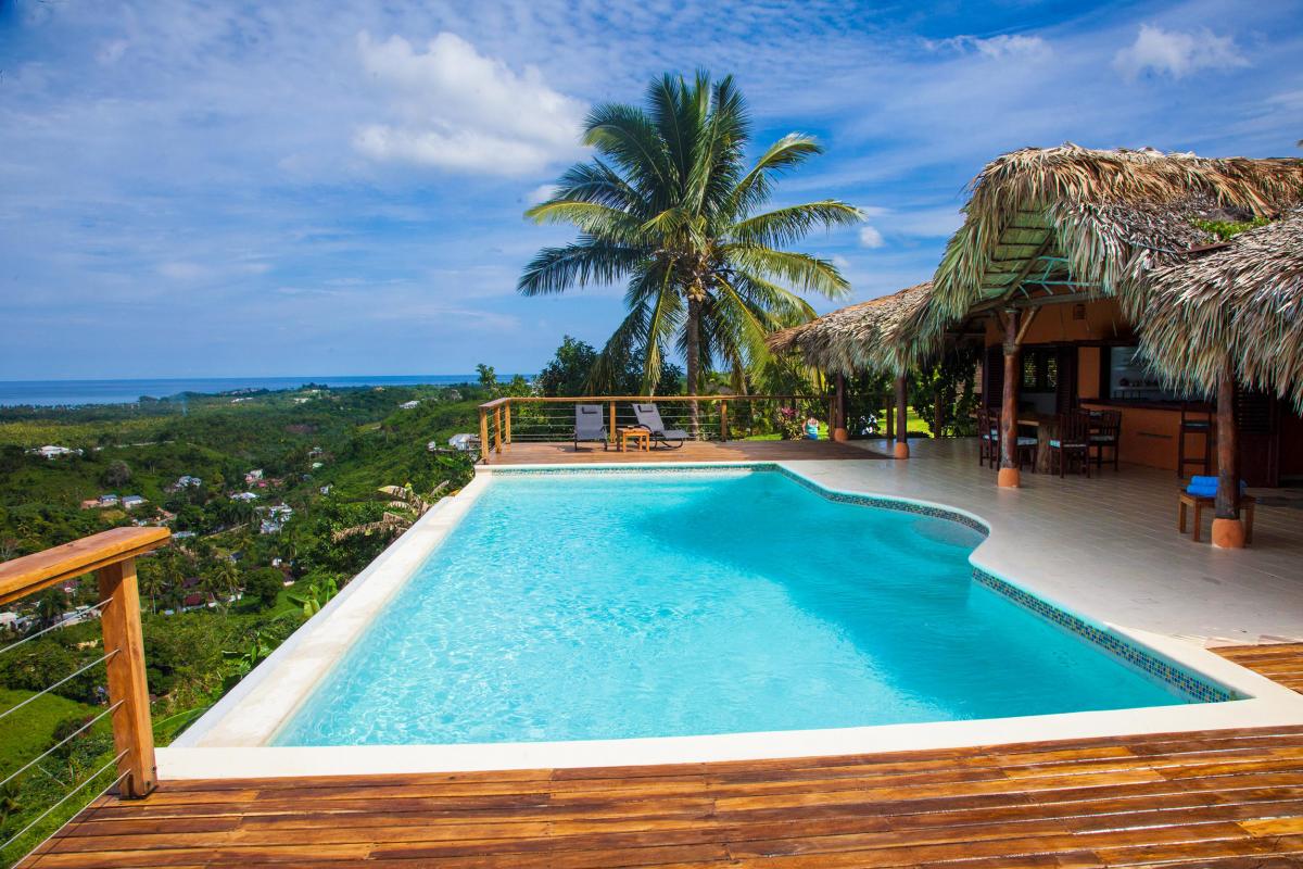 Location villa Las Terrenas - La villa avec vue mer