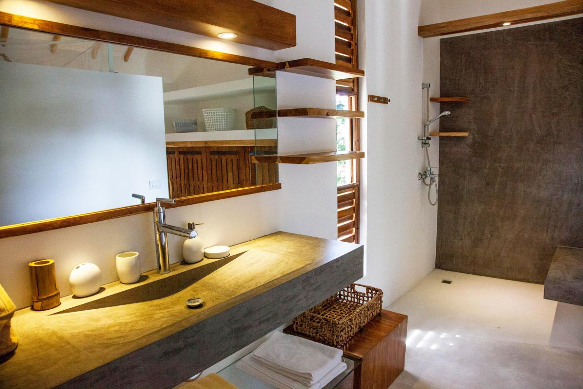 Location villa Las Terrenas - La salle de douche de la chambre 4