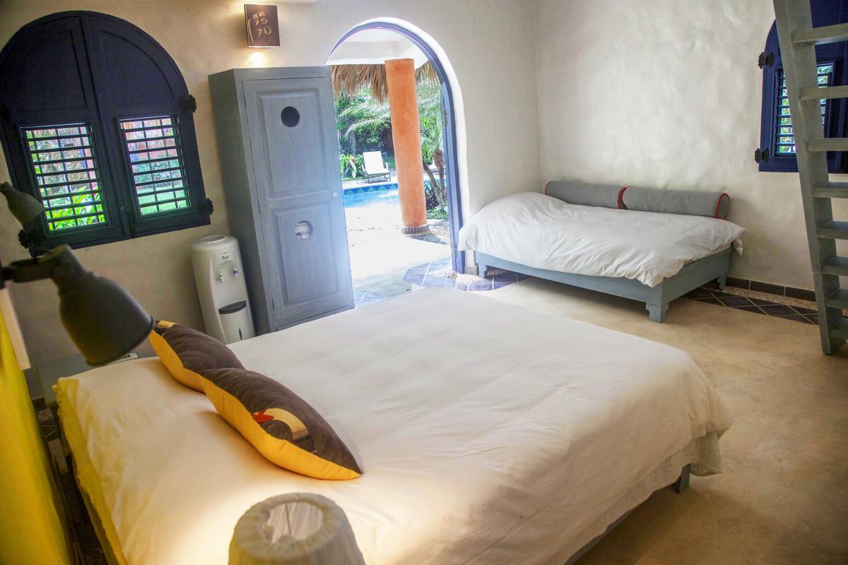 Location villa Las Terrenas - La chambre du bungalow