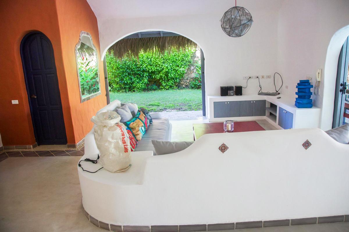 Location villa Las Terrenas - Le salon