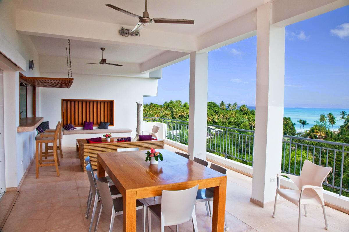 Location villa Las Terrenas - La terrasse