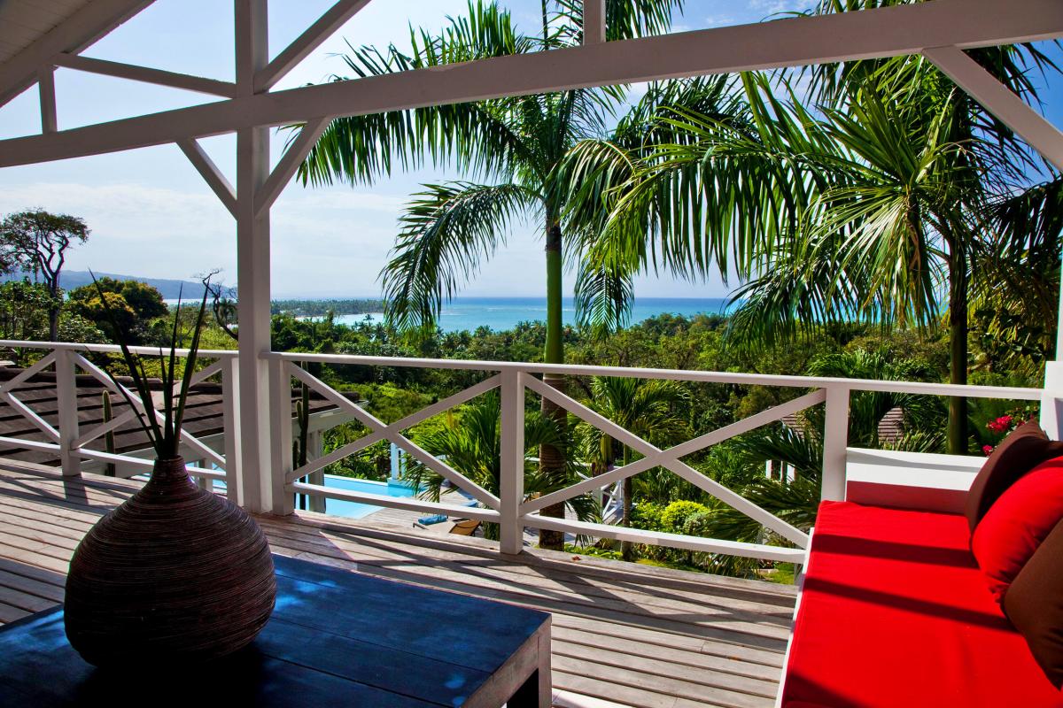 Location villa Las Terrenas - Le salon de la Master Suite