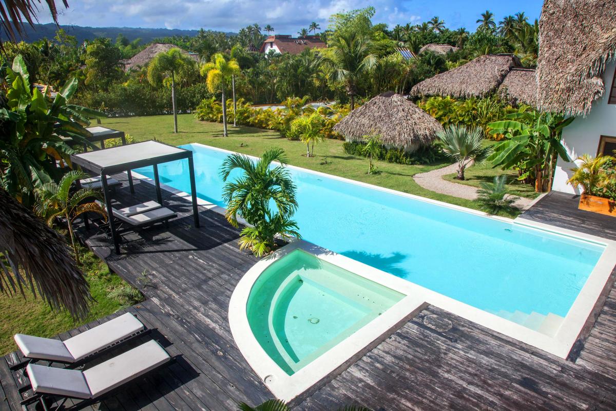 Location villa Las Terrenas - La vue de la chambre 5