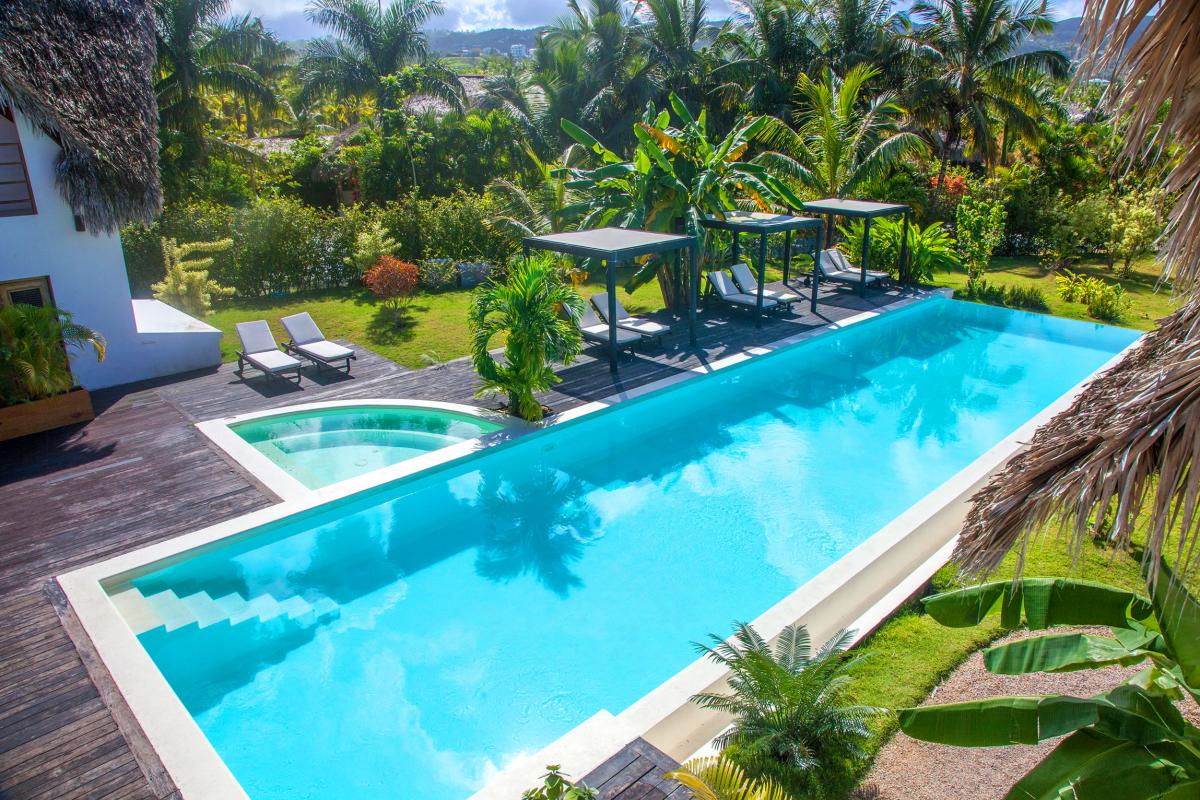 Location villa Las Terrenas - La vue de la chambre 8