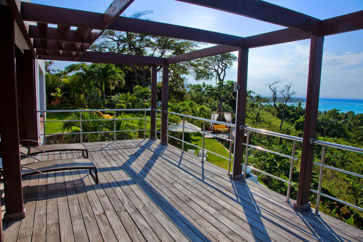 Location villa Las Terrenas - La terrasse de la Master Suite