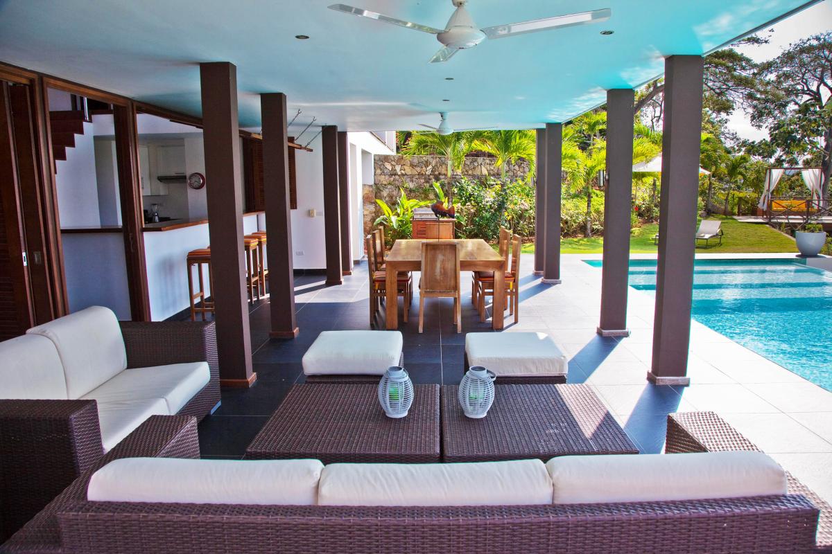 Location villa Las Terrenas - La terrasse