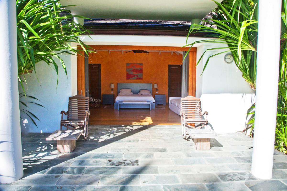 Location villa Las Terrenas - La chambre du bungalow 1