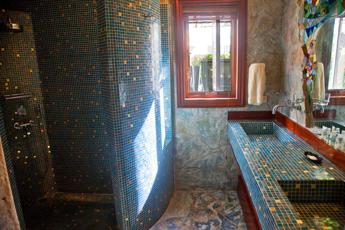 Location villa Las Terrenas - La salle de douche de la chambre 1