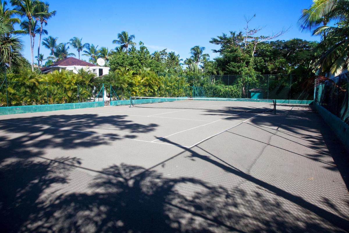 Location villa Las Terrenas - Le terrain de tennis