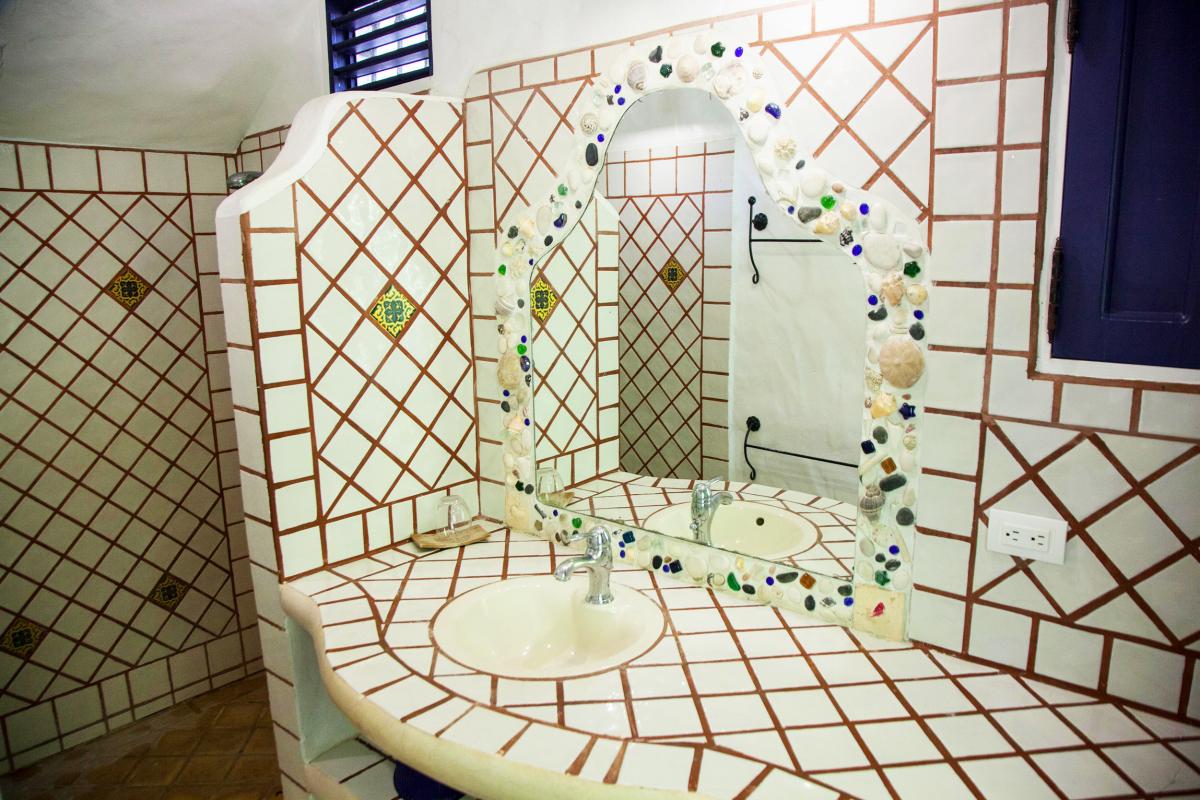 Location villa Las Terrenas - La salle de douche de la chambre 2