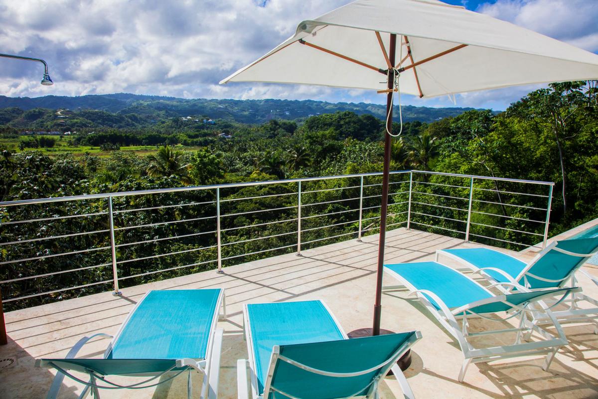 Location villa Las Terrenas - La terrasse