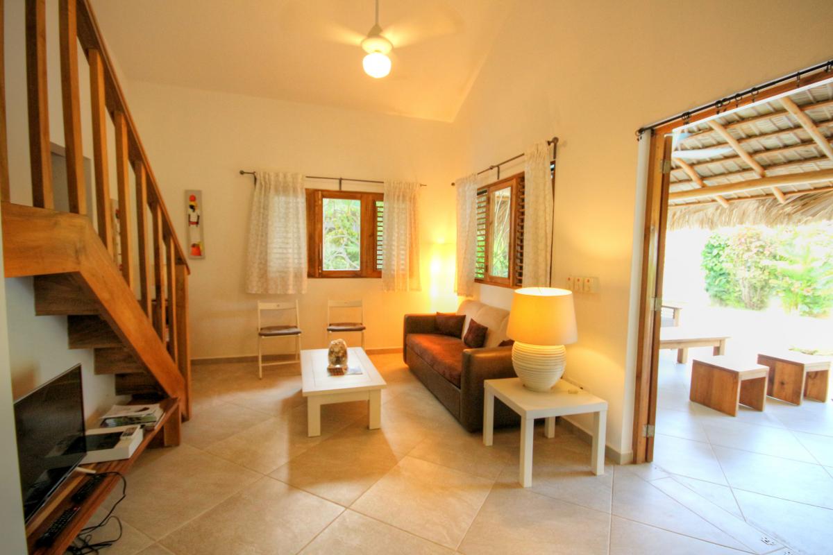 Location villa Las Terrenas - Le salon