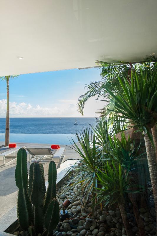 Location villa Gustavia - La terrasse de la chambre 2