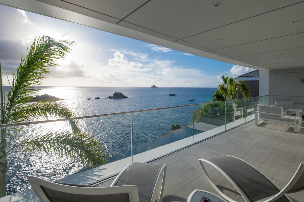 Location villa Gustavia - La terrasse de la Suite