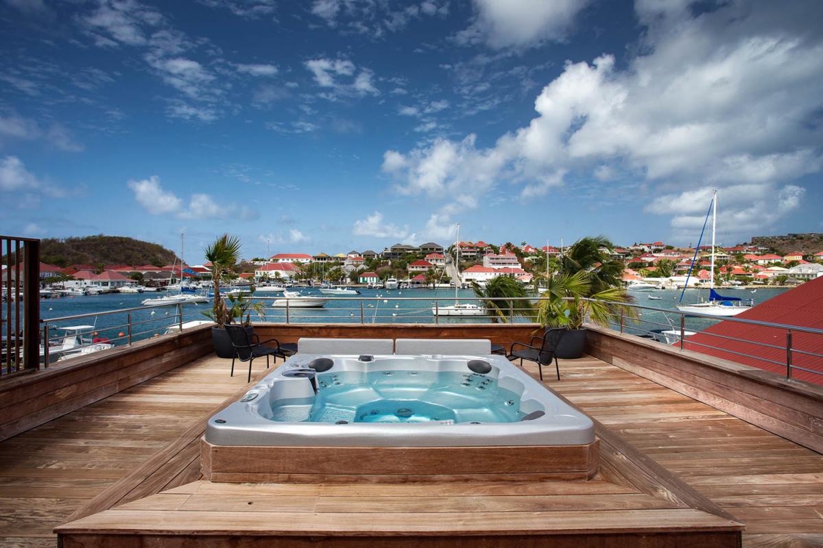 Location villa Gustavia - Le jacuzzi