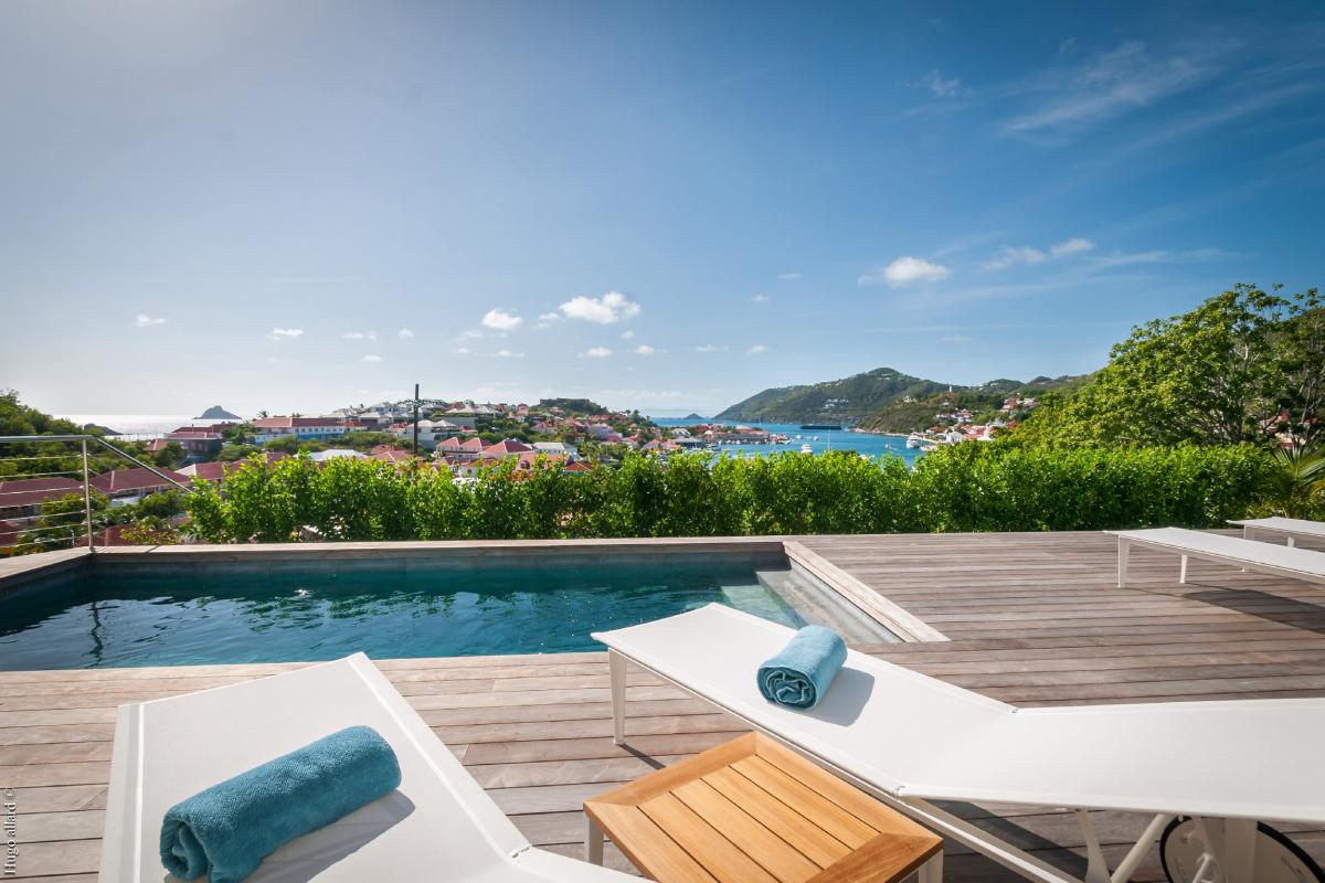 Location villa Gustavia - La piscine