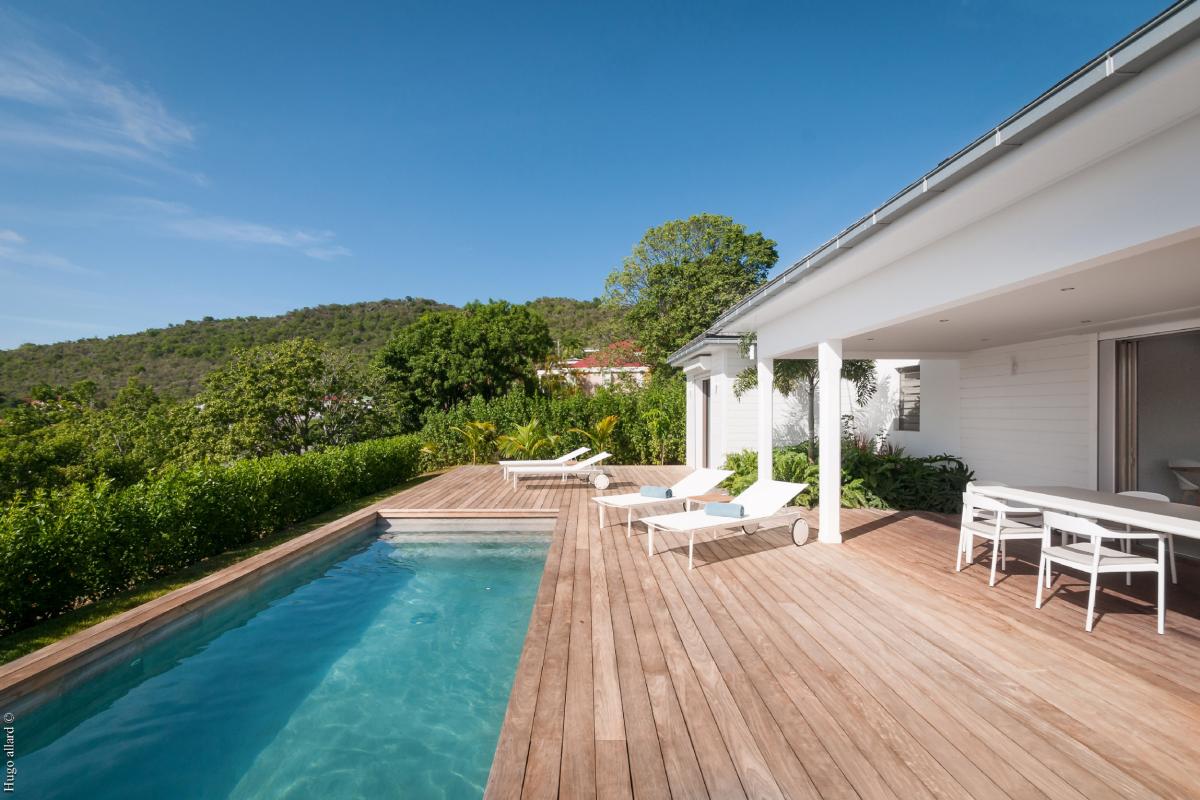 Location villa Gustavia - La terrasse