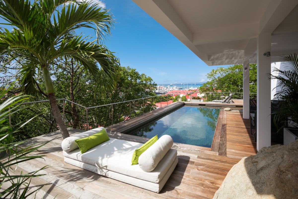 Location villa Gustavia - La piscine