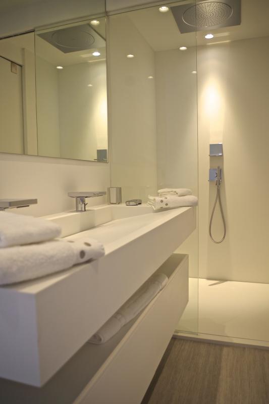 Location villa Gustavia - La salle de douche de la chambre 2