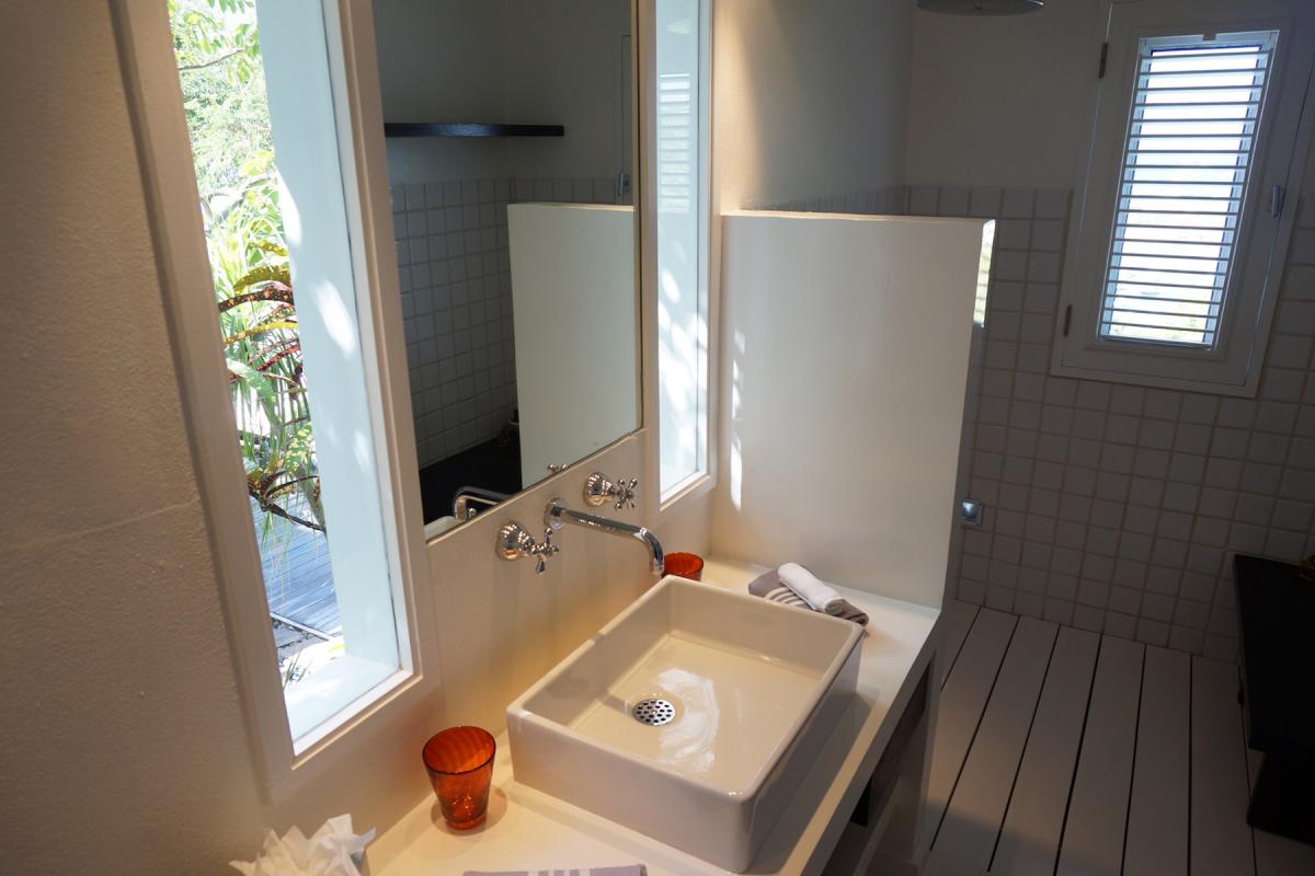 Location de villa Gustavia - La salle de douche de la chambre 3