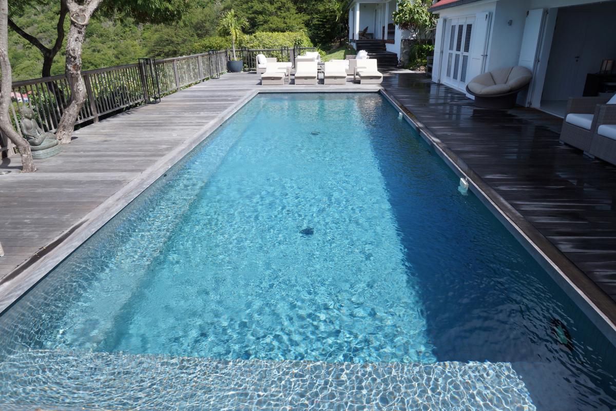 Location villa Gustavia - La piscine