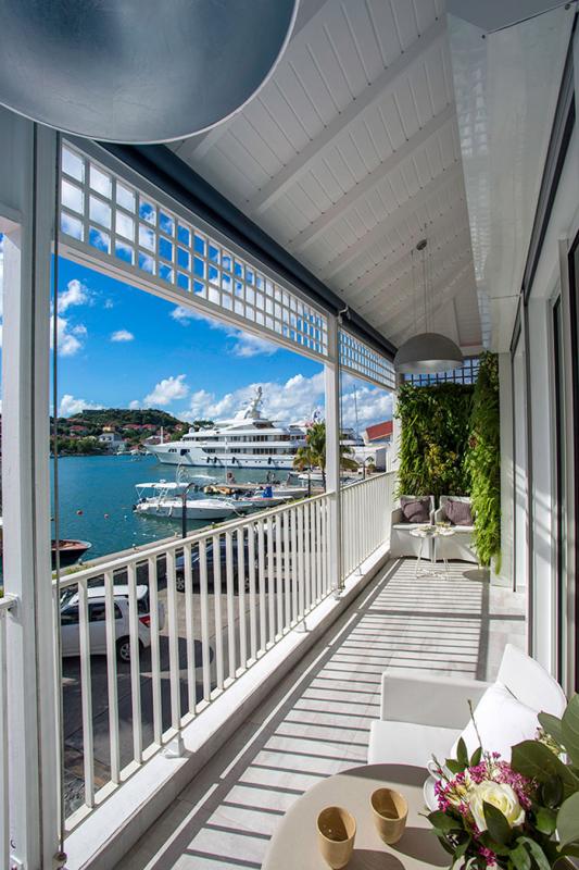 Location Appartement Gustavia - La terrasse