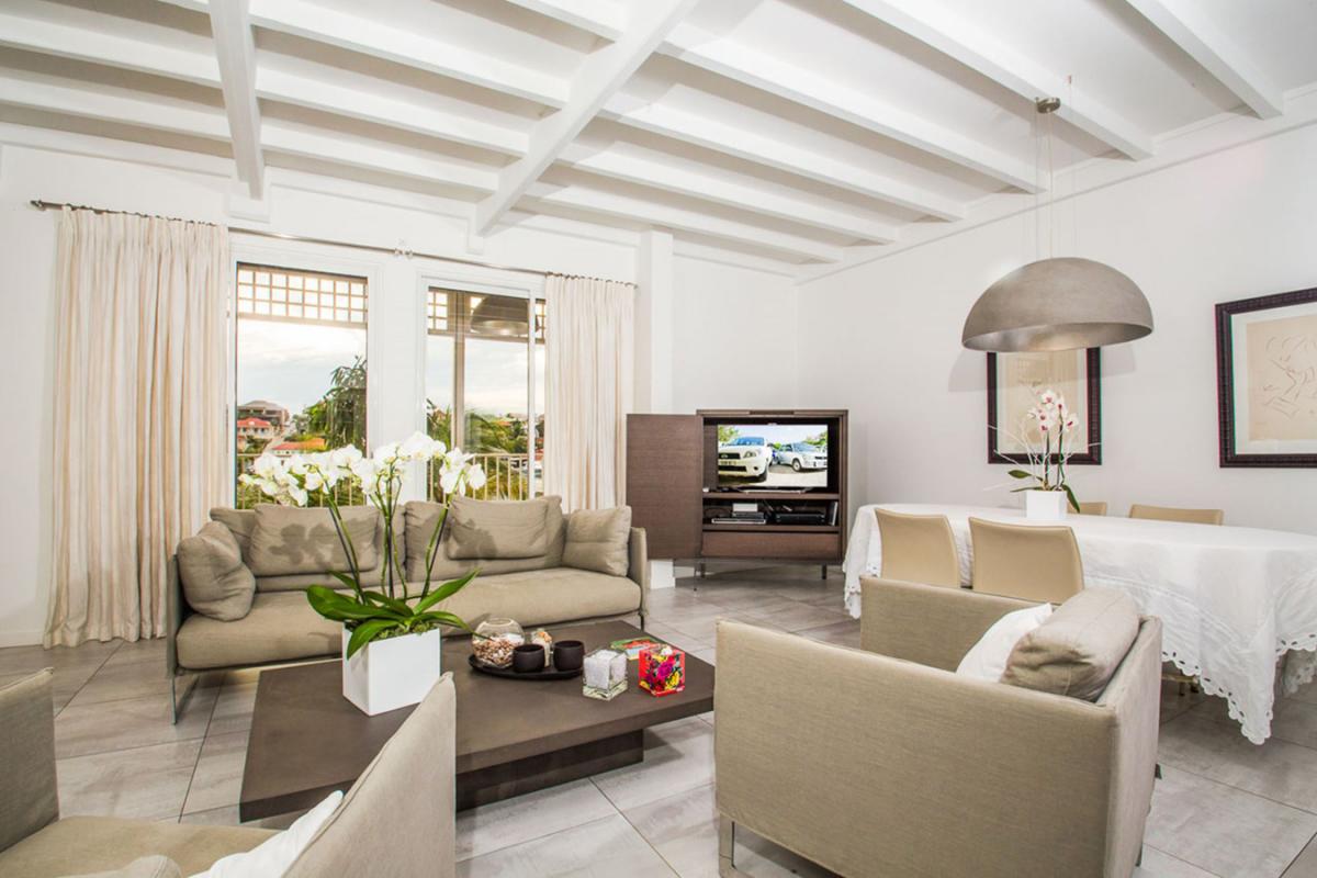 Location Appartement Gustavia - Le séjour