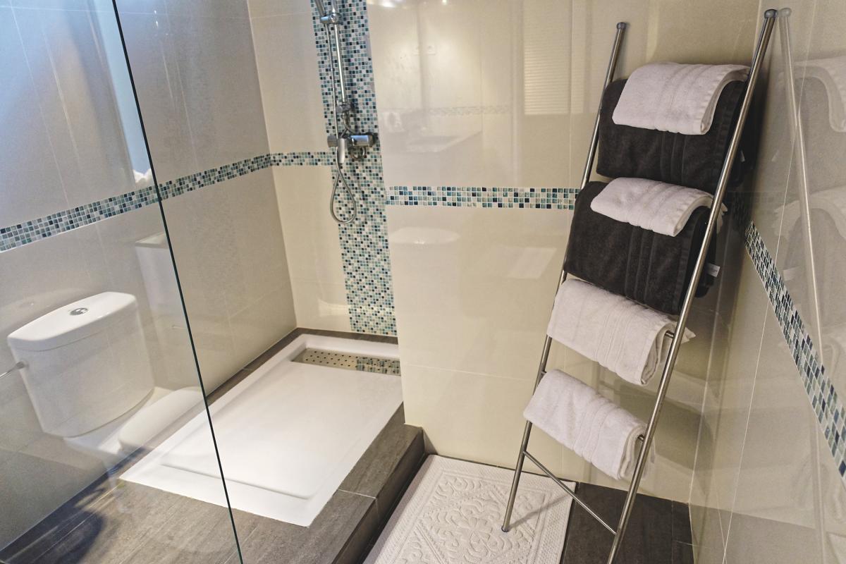 Location villa Lorient - La salle de douche de la chambre 3