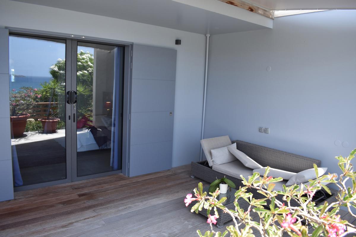 Location villa Lorient - La terrasse de la chambre 3