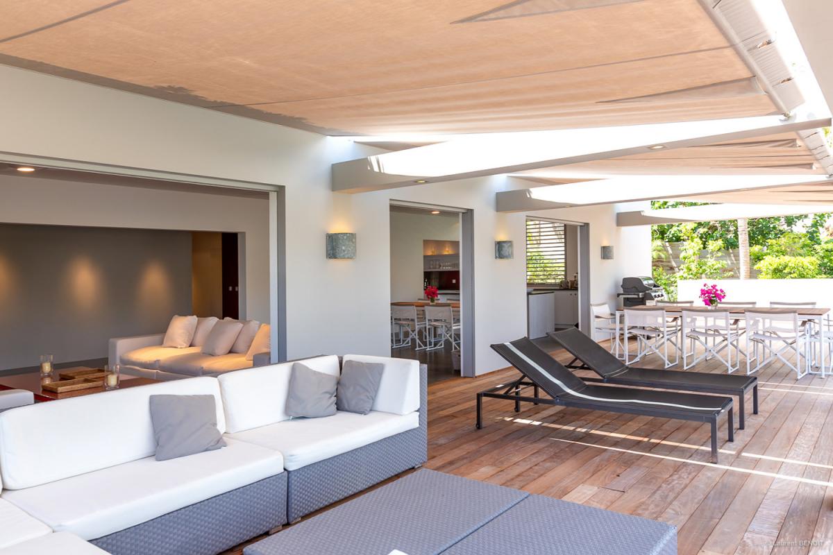 Location villa Marigot - La terrasse