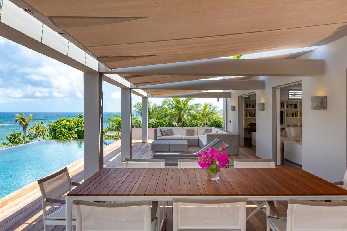 Location villa Marigot - La terrasse