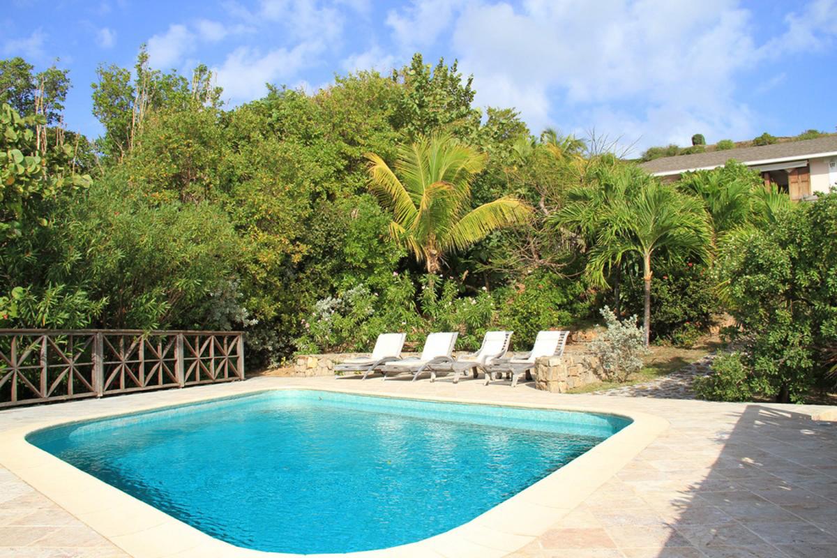 Location villa Pointe Milou - La piscine