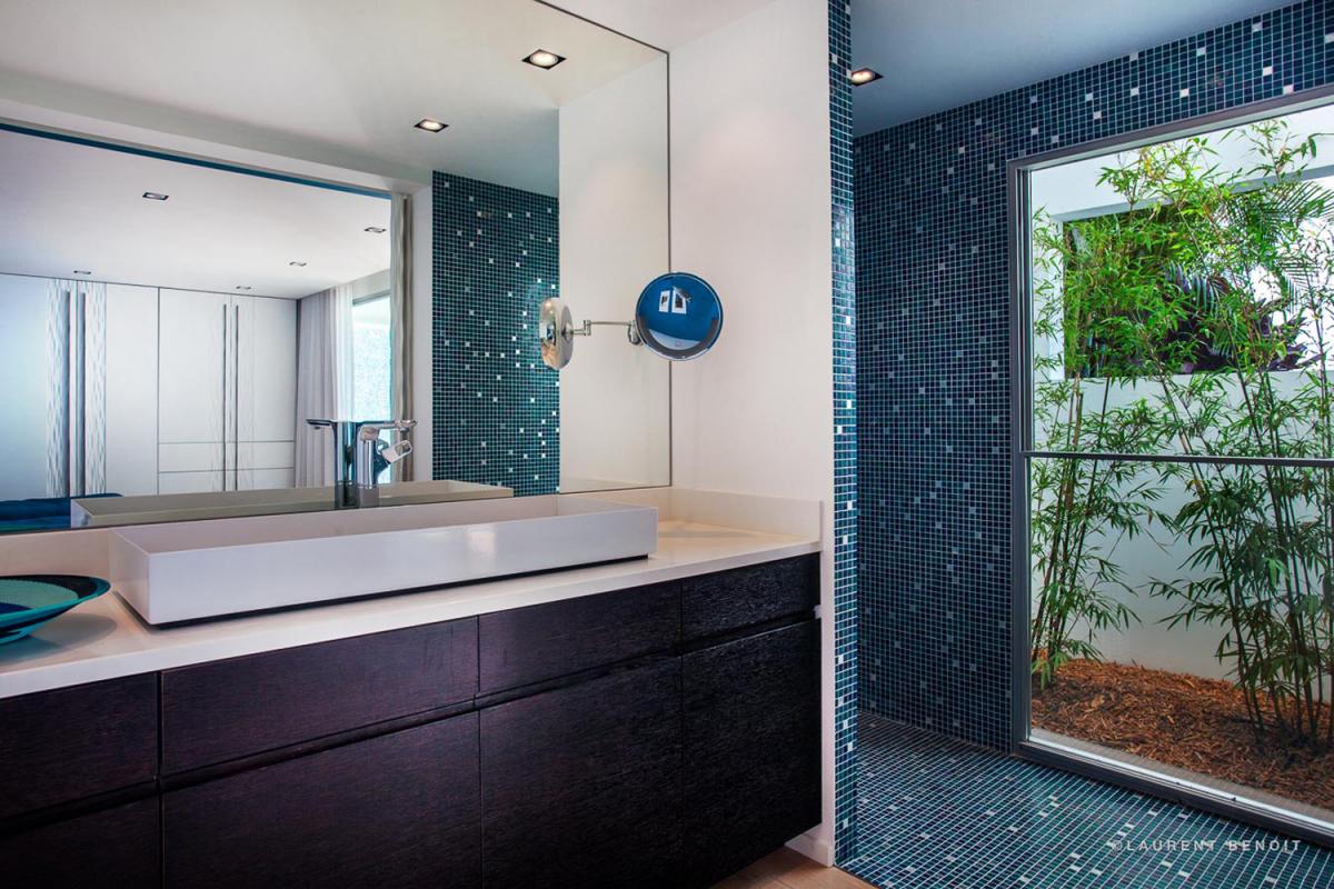 Location villa Saint-Jean - La salle de douche de la chambre 4