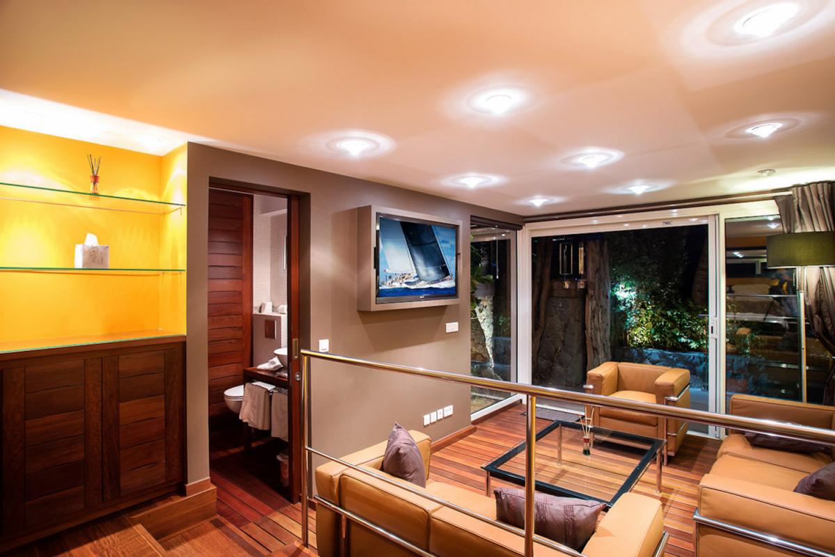 Location villa Saint-Jean - Le salon de la chambre 3