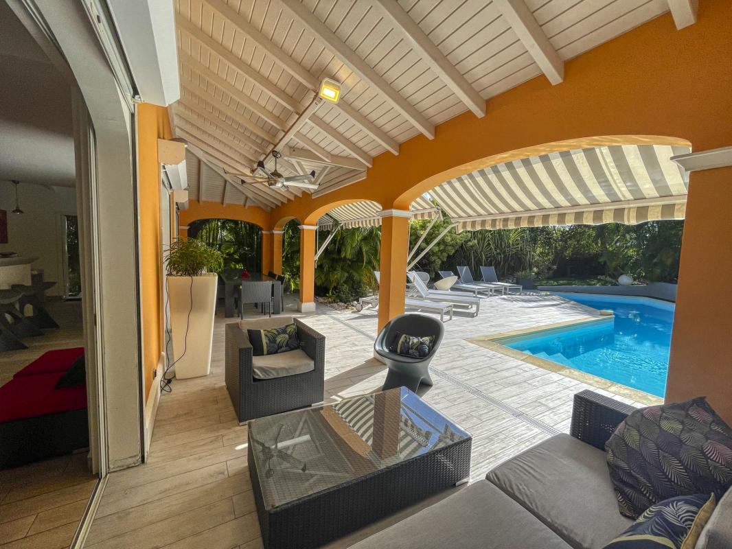 Location Villa Saint François Guadeloupe-terrasse